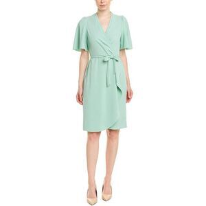 Donna Morgan Women's Crepe Faux‎ Wrap Dress